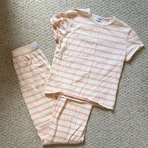 Parke Summerland Stripes Set — Short Sleeve Top and Pants